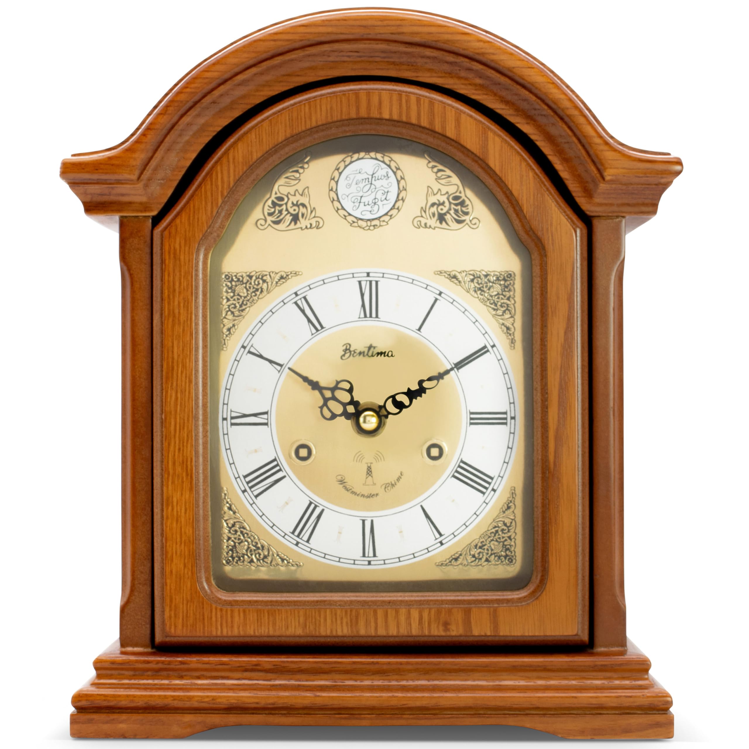 Redbridge Radio Controlled Chiming Mantel Clock 27cm