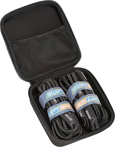 Miniatura 6 de Swift Grip (2) Líneas de muelle elásticas ajustables de 5 pies para barcos, líneas de amarre, línea de muelle de moto acuática, con lazos de velcro