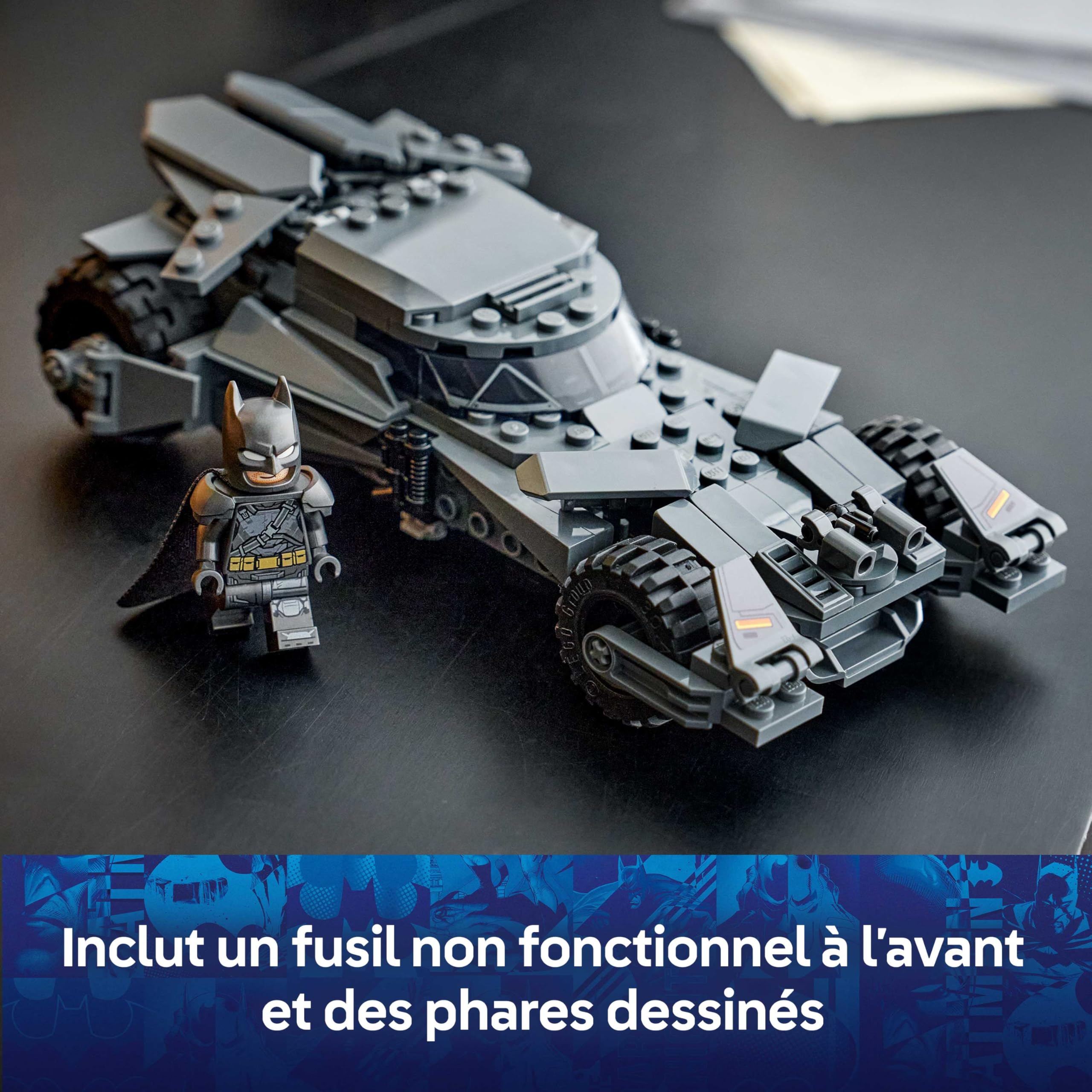 LEGO DC Batman La Batmobile de Batman v Superman - Jouet Voiture - Maquette Collector de Super-Héros avec Minifigurine - Idée de Cadeau d'anniversaire pour Garçon dès 9 Ans ou Ado Fan du Film 76331