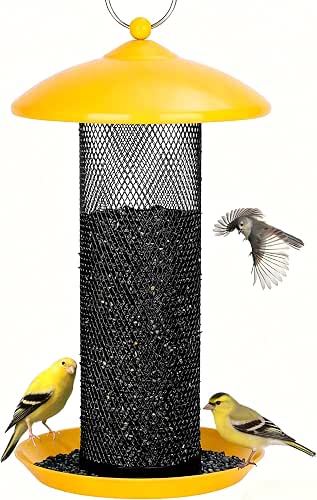 Gtongoko Finch Bird Feeders for Outdoors 2.5 LB Capacity Squirrel