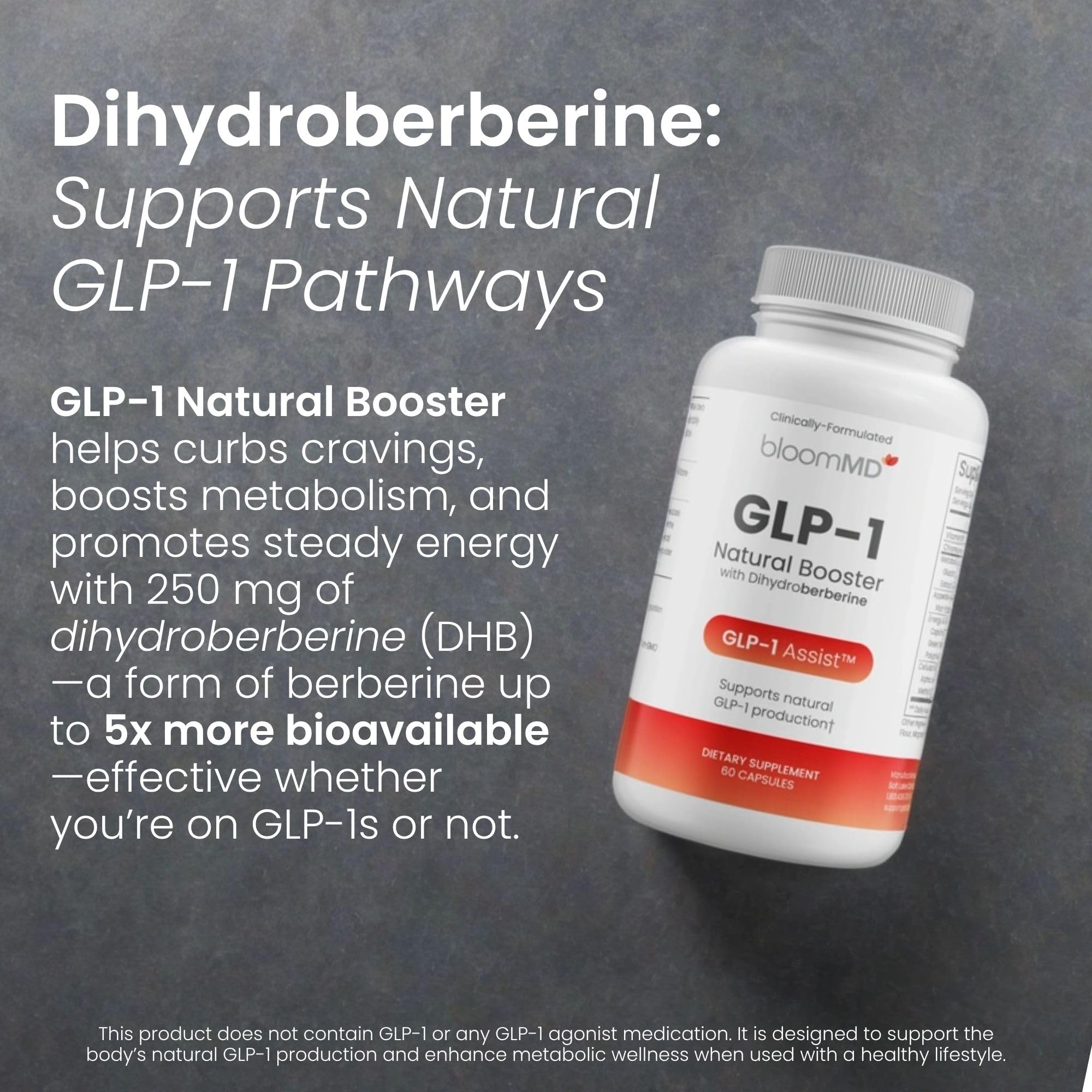 is there a natural form of glp 1 Amazon.com: BloomMD GLP-1 Natural Booster with Dihydroberberine, Dietary  Supplement for GLP-1 Production Support, 60 Capsules : Health & Household