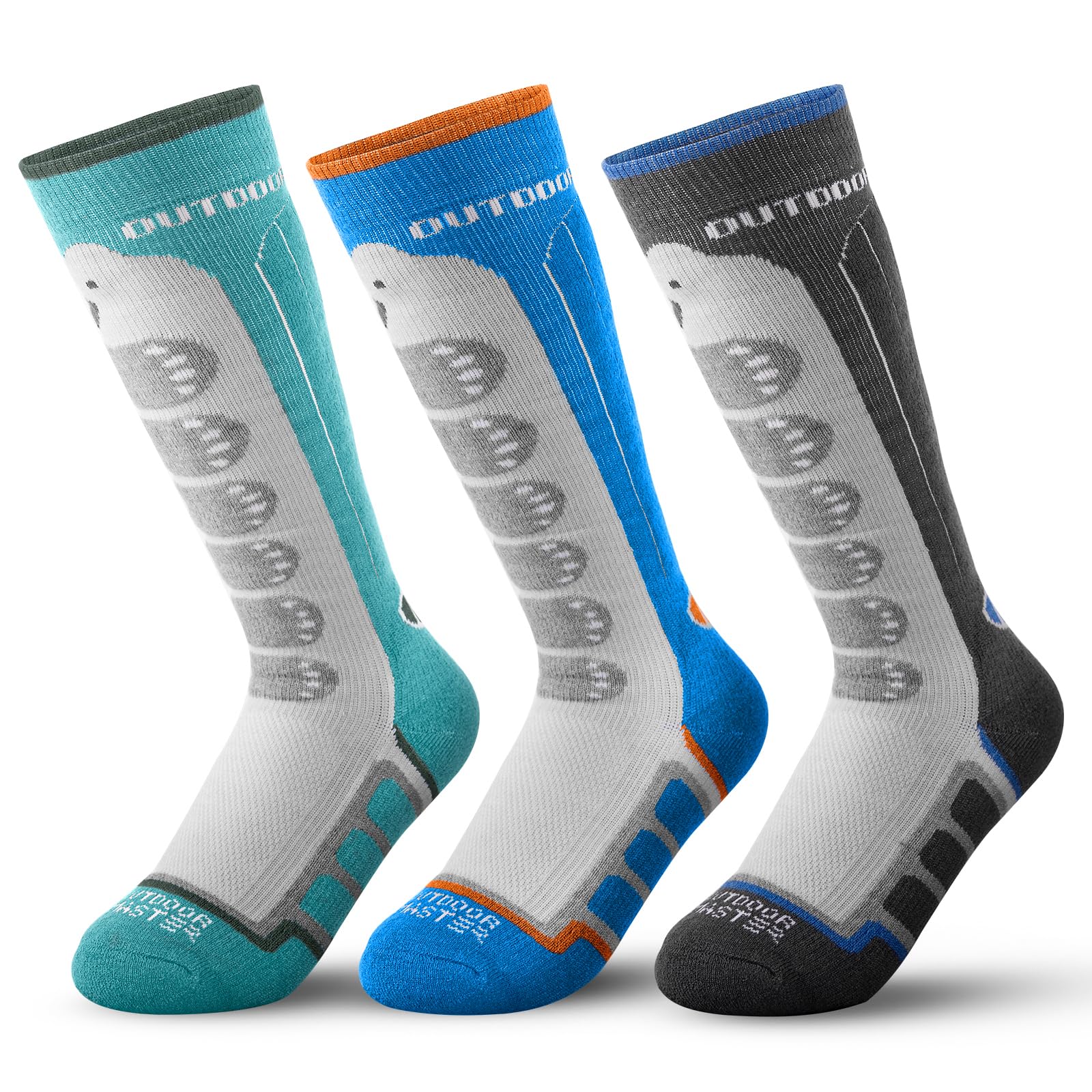 OutdoorMaster Kids Ski Socks