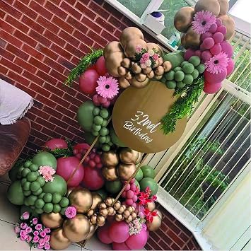 Sage Green Balloons 50pcs 12inch Birthday Wild One Jungle Party Decoration