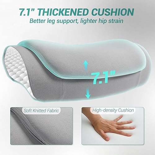 Miniatura 6 de Silla de oficina grande y alta de 450 libras, silla ejecutiva resistente con brazos 4D, silla ergonómica de escritorio para computadora, silla