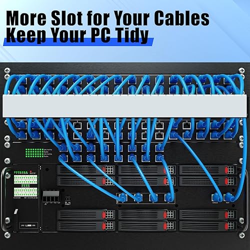 Miniatura 6 de Kit de conductos de alambre, canaleta de gestión de cables de ranura abierta, canal de escritorio de pista de 123 pulgadas, cableado de cubierta de