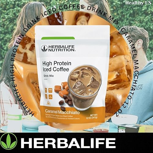 Miniatura 5 de Herbalife HERBALIFE NUTRITION Mezcla de bebida de café helado con alto contenido en proteínas (Mocha 12 oz 12.10oz) Energía y proteína, hecha de