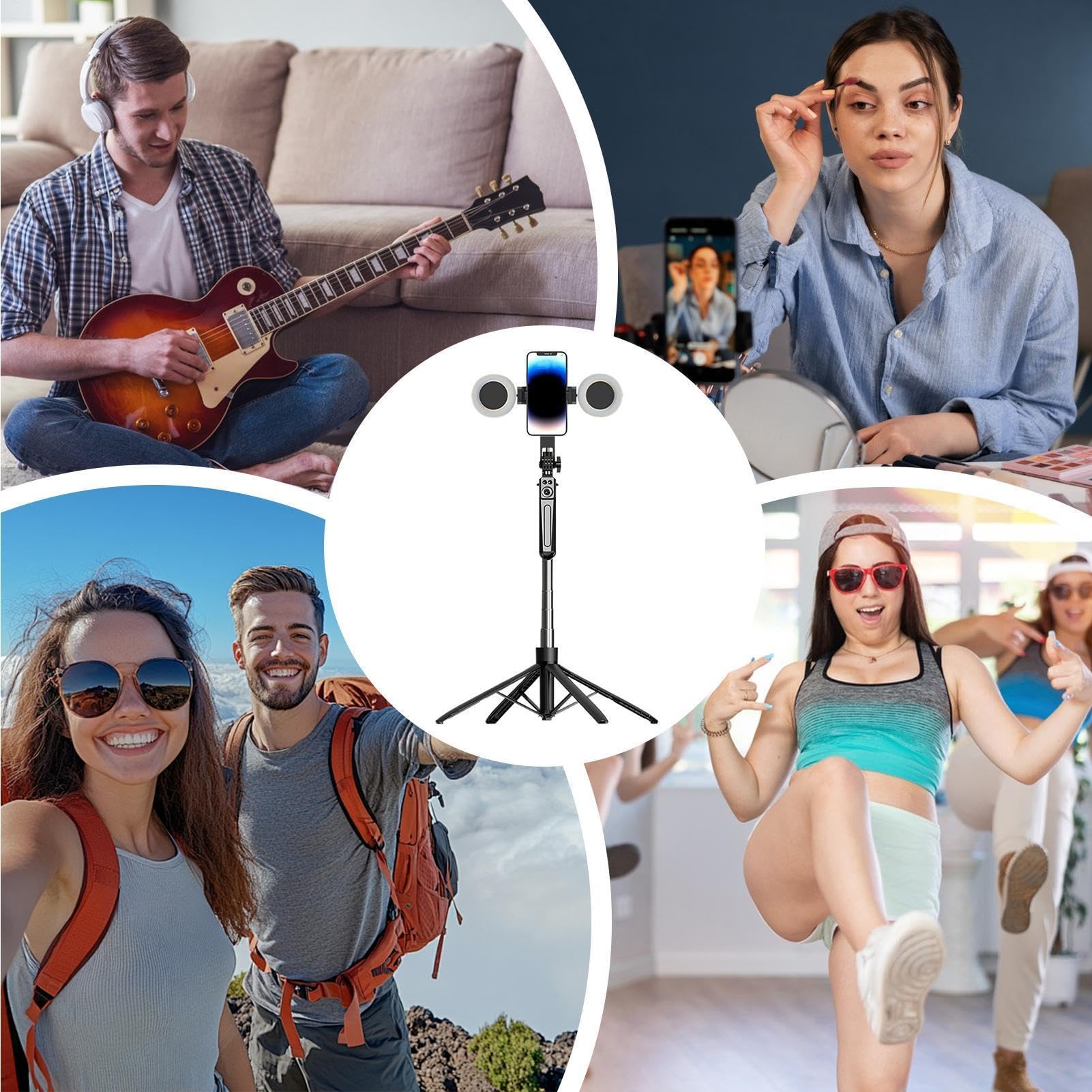 Selfie Stick - Soporte extensible para teléfono celular para cámara