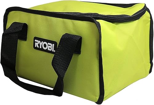 Ryobi 903209066 / 902164002 Bolsa de herramientas eléctricas de lados suaves con costuras en X y parte superior con cremallera (se adapta a sierra