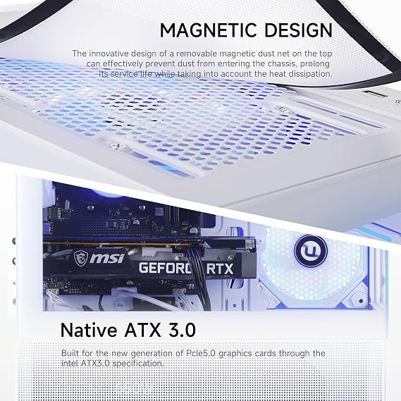 NINGMEI Prebuilt Gaming PC AMD Ryzen 7 5700X RTX 5060 8GB