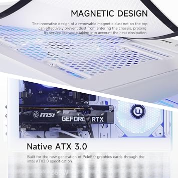 NINGMEI Prebuilt Gaming PC AMD Ryzen 7 5700X RTX 5060 8GB