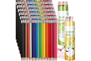 Fulmoon 144 Pcs Premium Erasable Colored Pencils