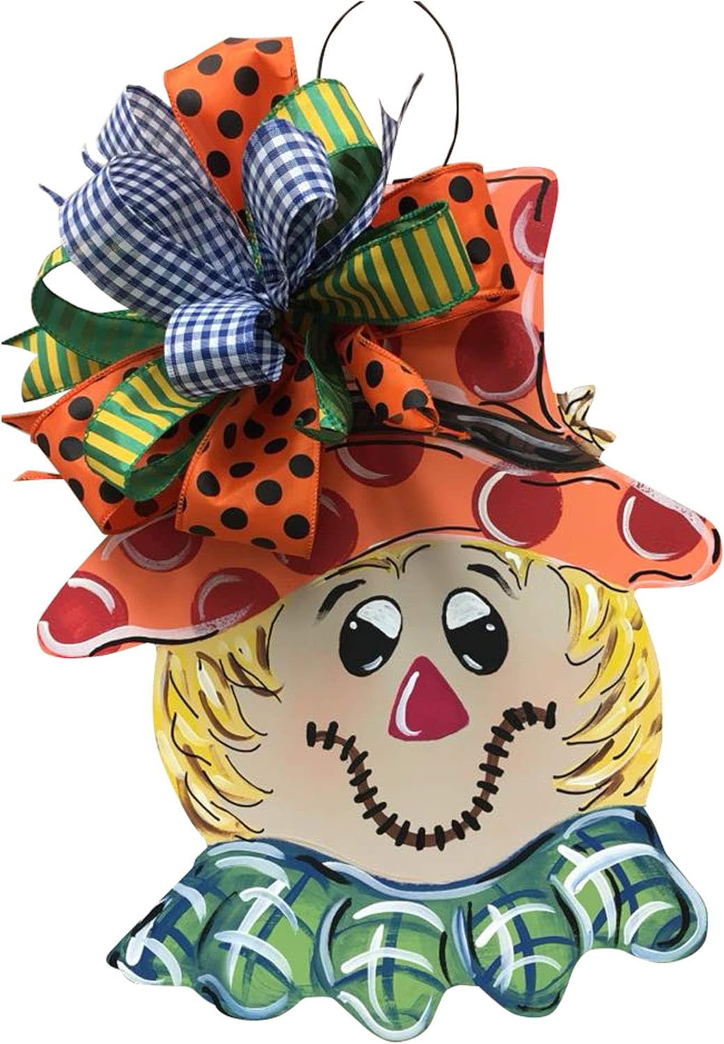 Scarecrow Unfinished MDF Craft Cutout – 1/4 Inch MDF Wood Blank Basic Shape for DIY Fall Door Hangers, Wood Signs & Seasonal Decor – Multiple Sizes (6”, 12”, 18”, 24”)