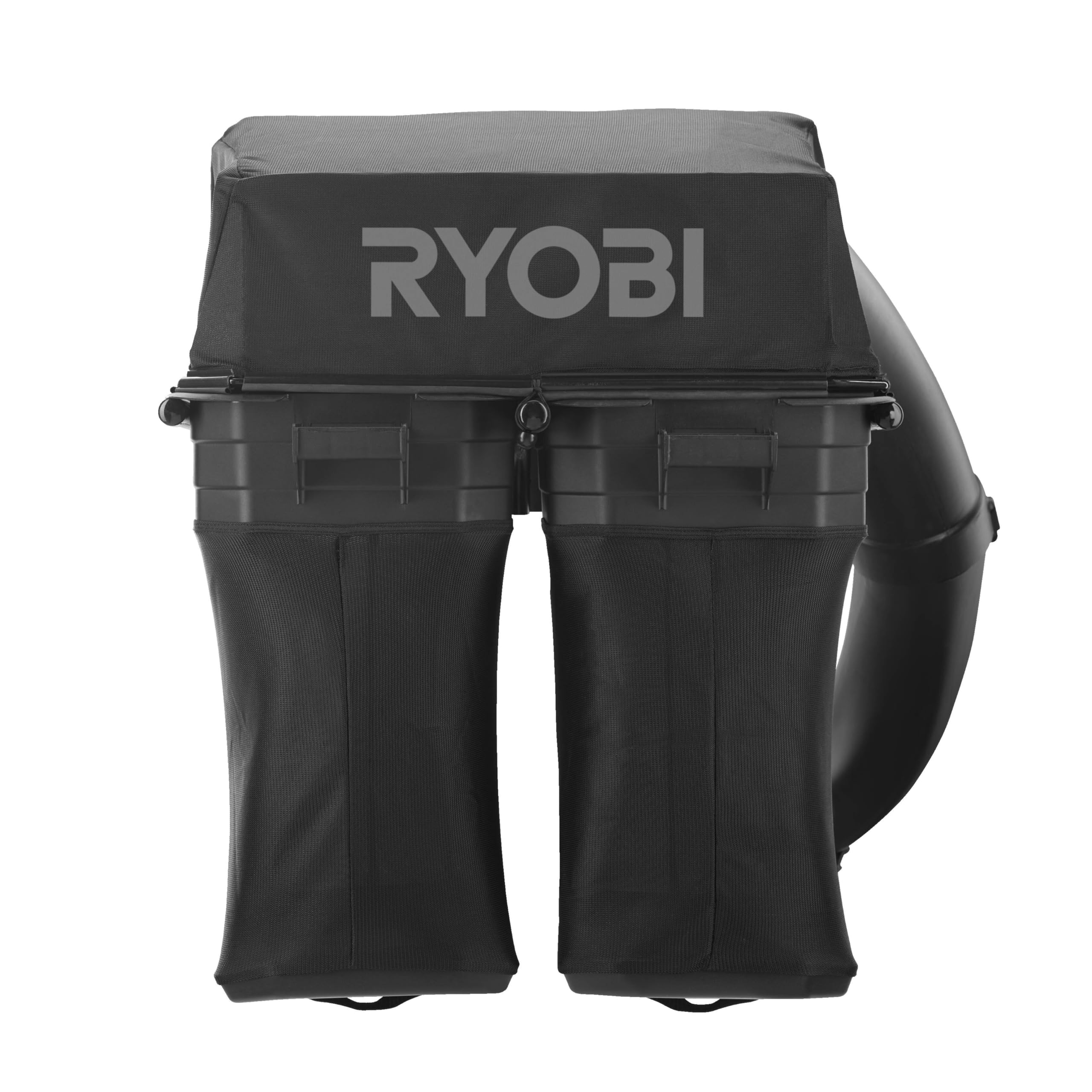 RYOBI – Bandeja Recogida 220 L + Lote 2 Cuchillas de Repuesto 48 cm (Especial Recogida) para Riders con batería RM480E / RM480ED2C – RAC467