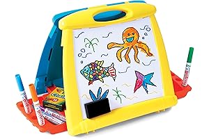 Crayola Art-to-Go Tabletop Easel: Double Sided Easel for Artist Young or Old
