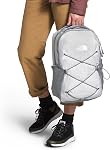 THE NORTH FACE Women's Jester Everyday Laptop Backpack | Commuter Travel Bag with Laptop Sleeve, Water Repellent Finish, TNF White Metallic Mélange/Mid Grey-NPF, One Size