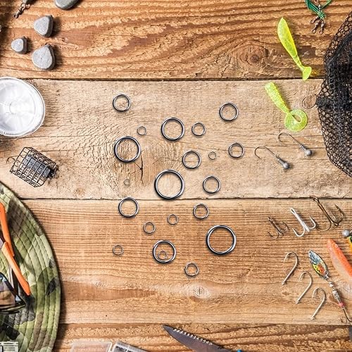 Miniatura 7 de 130 guías de caña de pescar, anillo guía de pesca de cerámica, kit de reparación de puntas de caña de pescar, kit de repuesto de ojos de caña de