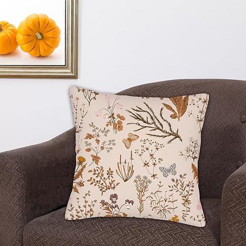 Miniatura 10 de JOOCAR Fundas de almohada de otoño de 12 x 20 pulgadas, diseño de calabazas de otoño lumbar, funda de almohada decorativa para sofá, cama,