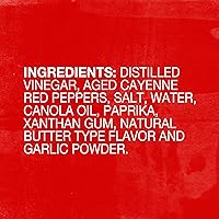 Vista 3 de Frank's RedHot - Salsa para alas de búfalo, lista para usar, agitar o verter sobre alas, sándwiches, pizza y más para un sabor estilo búfalo, 12 fl