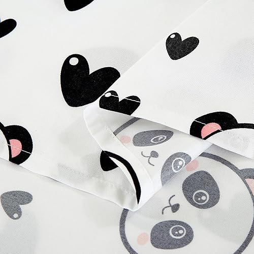 Miniatura 7 de Chezmoi Collection Juego de 4 cortinas para ventana de pelotas deportivas para niñosadolescentes, azul marino, gris, naranja, blanco, estampado,