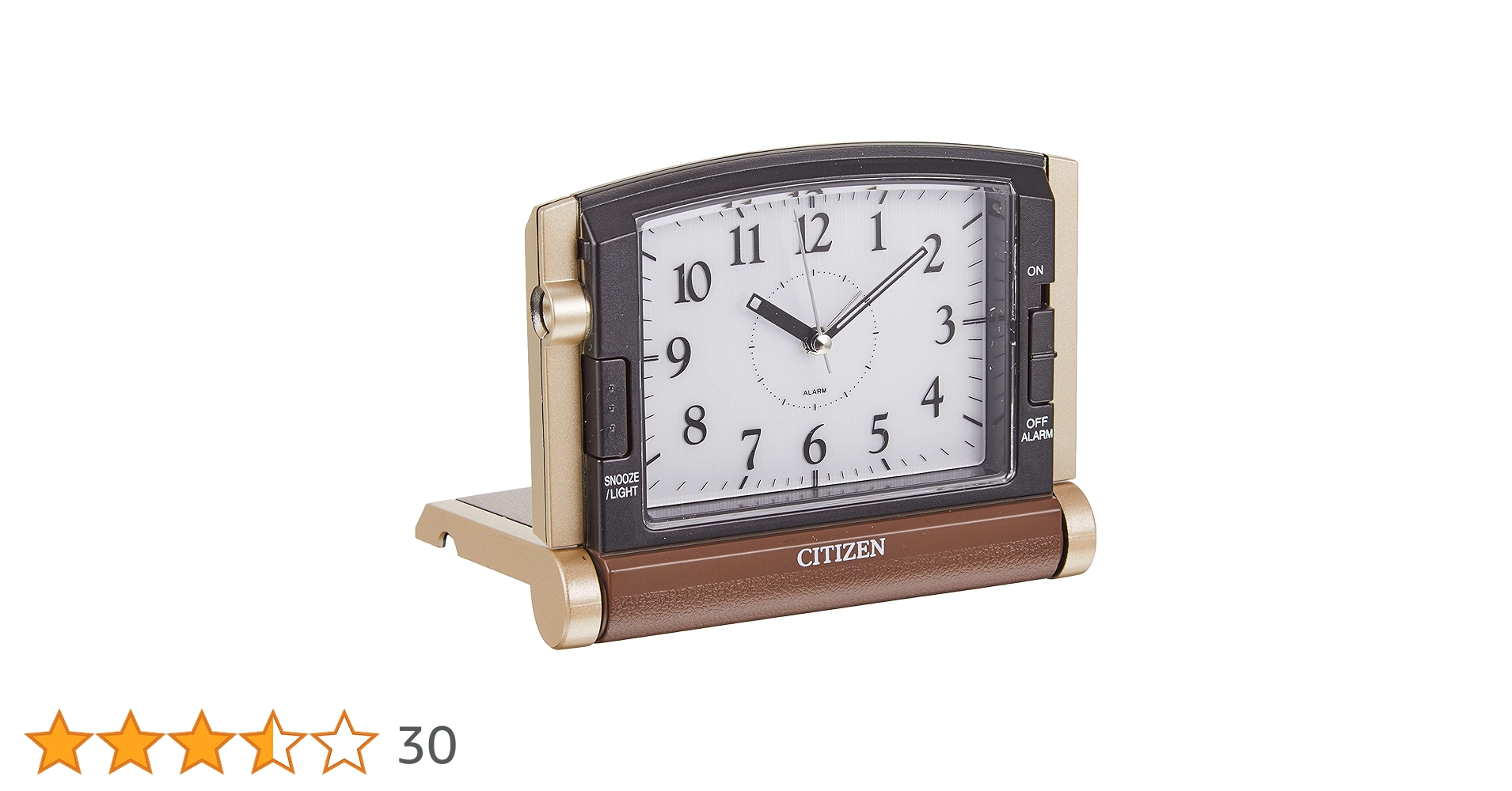 Amazon.co.jp: シチズン 目覚まし時計 アナログ アブロード963 旅行 用