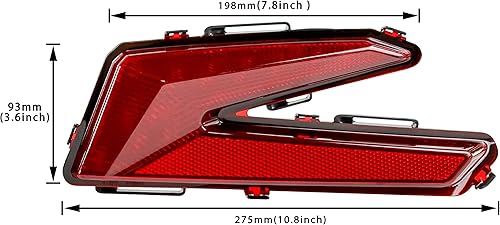 Miniatura 7 de SAUTVS Luces traseras LED para Can Am X3, luces de freno traseras rojas para Can-Am Maverick X3 XDS XRS Max Turbo R 2017-2025 Accesorios (2
