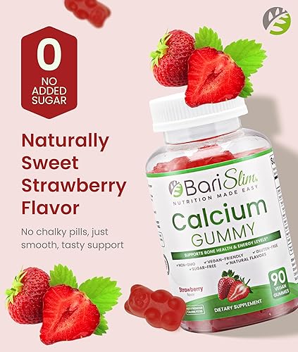 Miniatura 4 de BariSlim Gomitas bariátricas de calcio  Vitaminas bariátricas especialmente formuladas para pacientes después de una cirugía de pérdida de peso