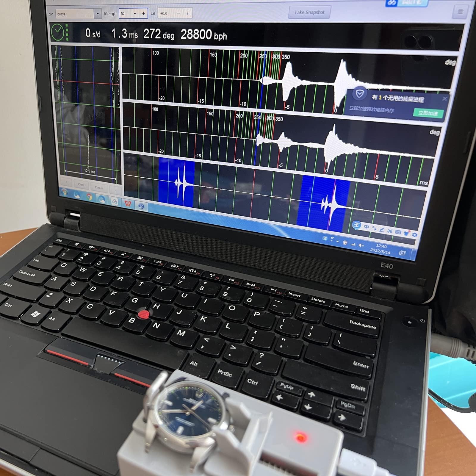 MOUDOAUER Przenośny zegarek zegar zegar zegar mechaniczny tester czasu zegarek tester zegarka narzędzia naprawcze do PC akcesoria do telefonów komórkowych