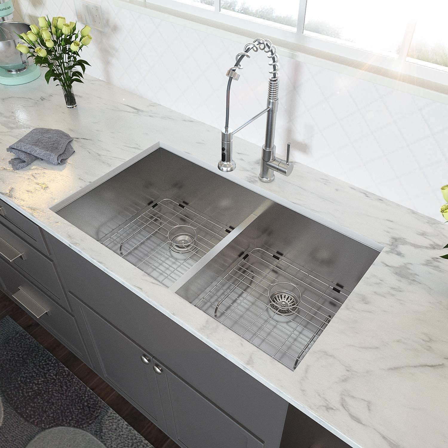 Crаzу Clеаrаnсе 30 Undermount Sink Double Bowl - Lordear 30 Inch Kitchen Sink Undermount Low Divide Double Bowl 50/50 16 Gauge Stainless Steel Kitchen Sink Blасk Frіdау - 60% оƒƒ 30 Undermount Sink Double Bowl - Lordear 30 Inch Kitchen Sink Undermount Low Divide Double Bowl 50/50 16 Gauge Stainless Steel Kitchen Sink