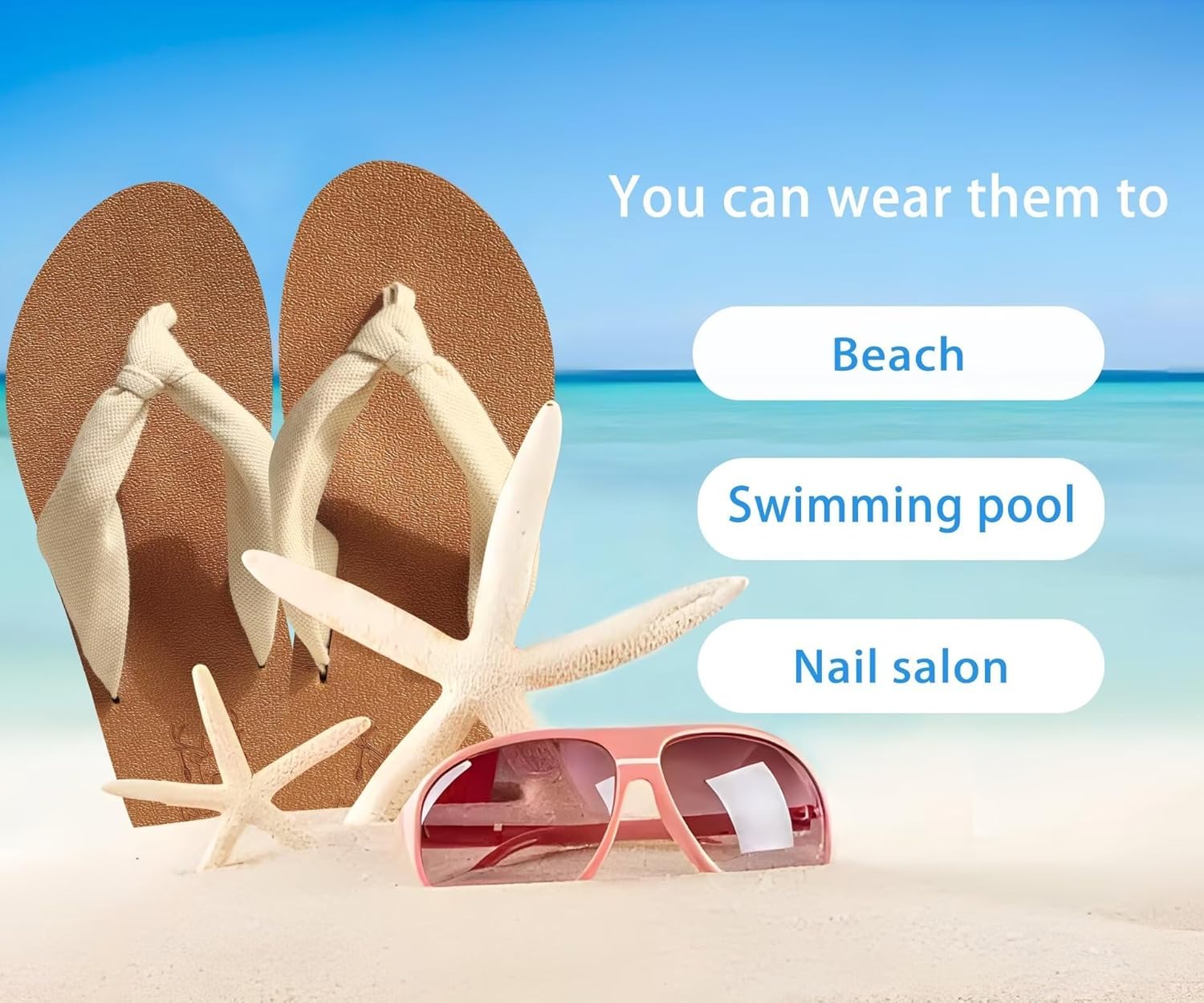 KuaiLu Flip Flops for Women with Arch Support Yoga Mat Comfortable Summer Beach Walking Thong Cushion Sandals Slip On Indoor Outdoor - Image 8