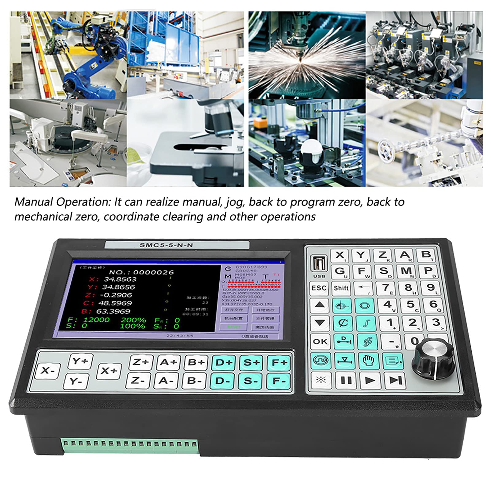 Microcontroller Panel Fits Compair Gardner Denver Air Compressor Replacement Parts 100005506 DELCOS PRO DELCOS 3000 DELCOS 3100 (3000)