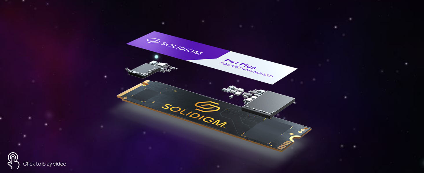 Amazon.com: Solidigm™ P41 Plus 1TB SSD, PCIe GEN 4 NVMe 4.0 x4 M.2