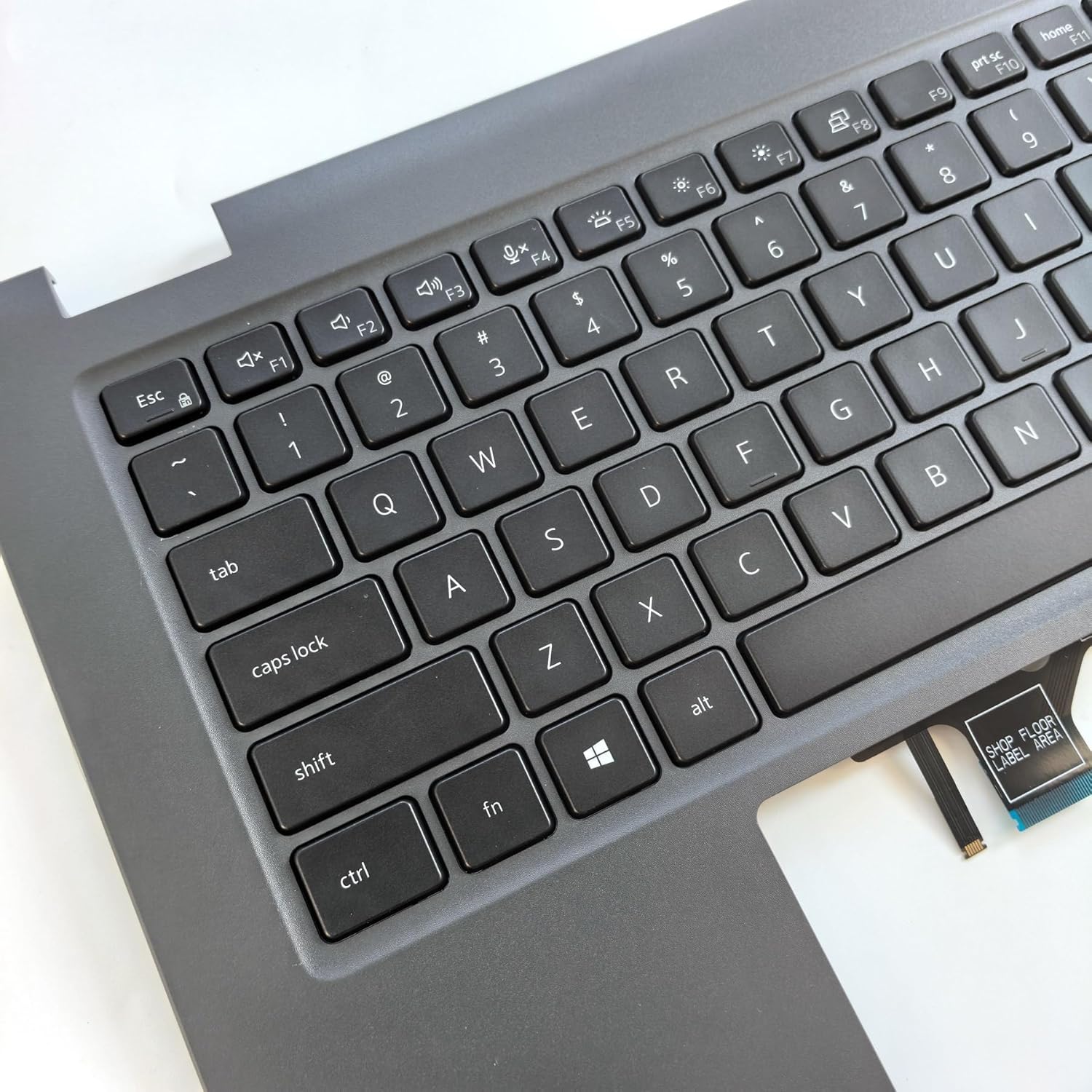 Replacement Upper Case Palmrest for Dell Latitude 3440 E3440 Series Laptop Backlit Keyboard Assembly Top Cover 0R2DCD Gray