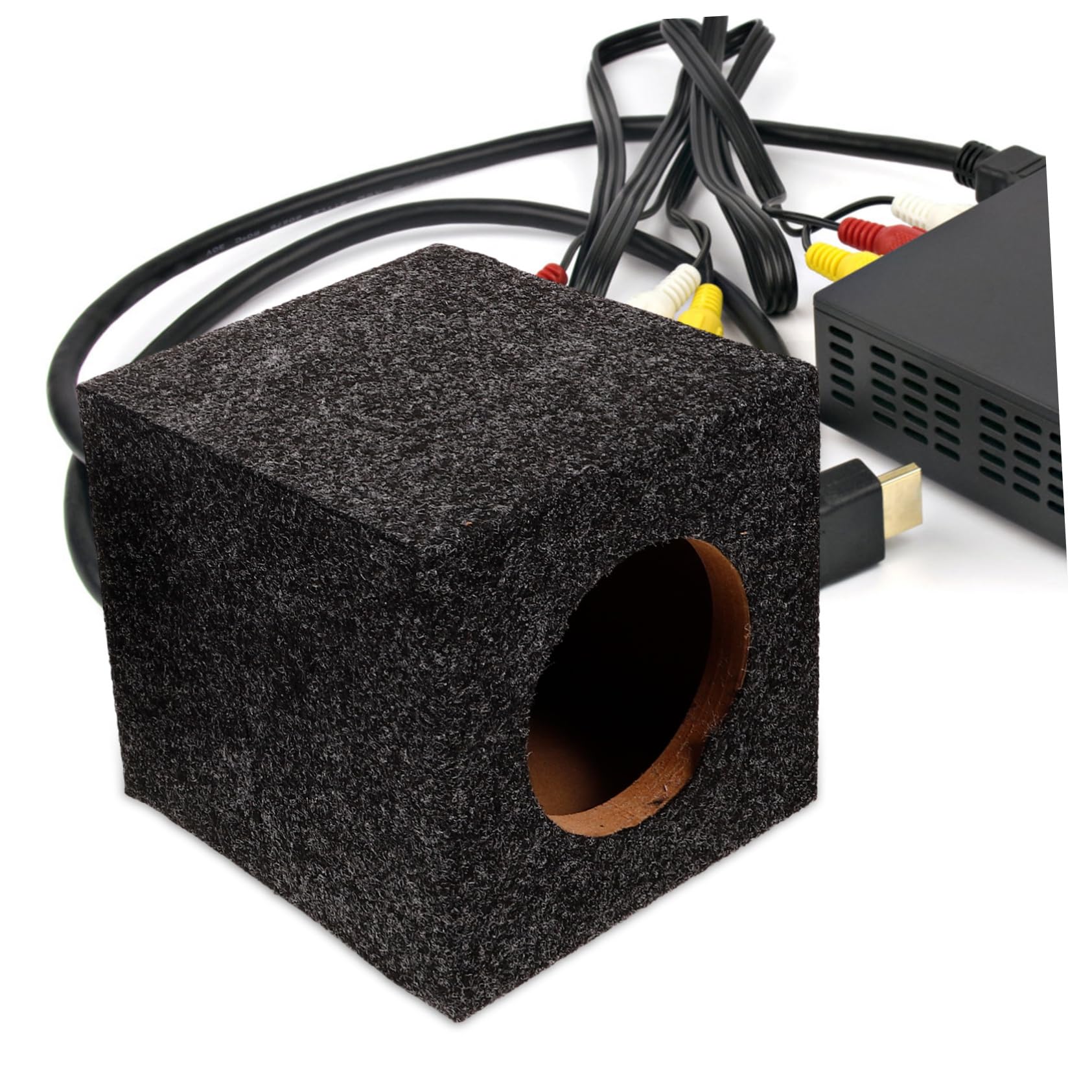 Holibanna Subwoofer Box Per Auto Involucro Singolo Per Subwoofer Accessorio Diy Per Audio Dei Bassi Con Materiali Per Esperienza Musicale