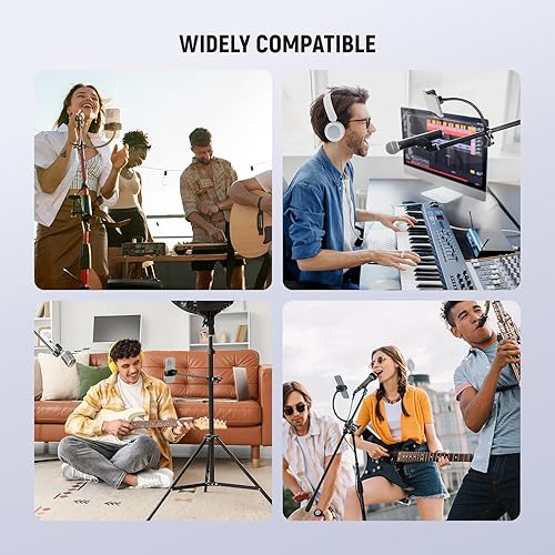 Miniatura 7 de NEEWER BASICS MS009 - Soporte para teléfono con brazo flexible, cabeza de bola de 360, brazo de brazo de brazo, soporte de música de suelo, soporte