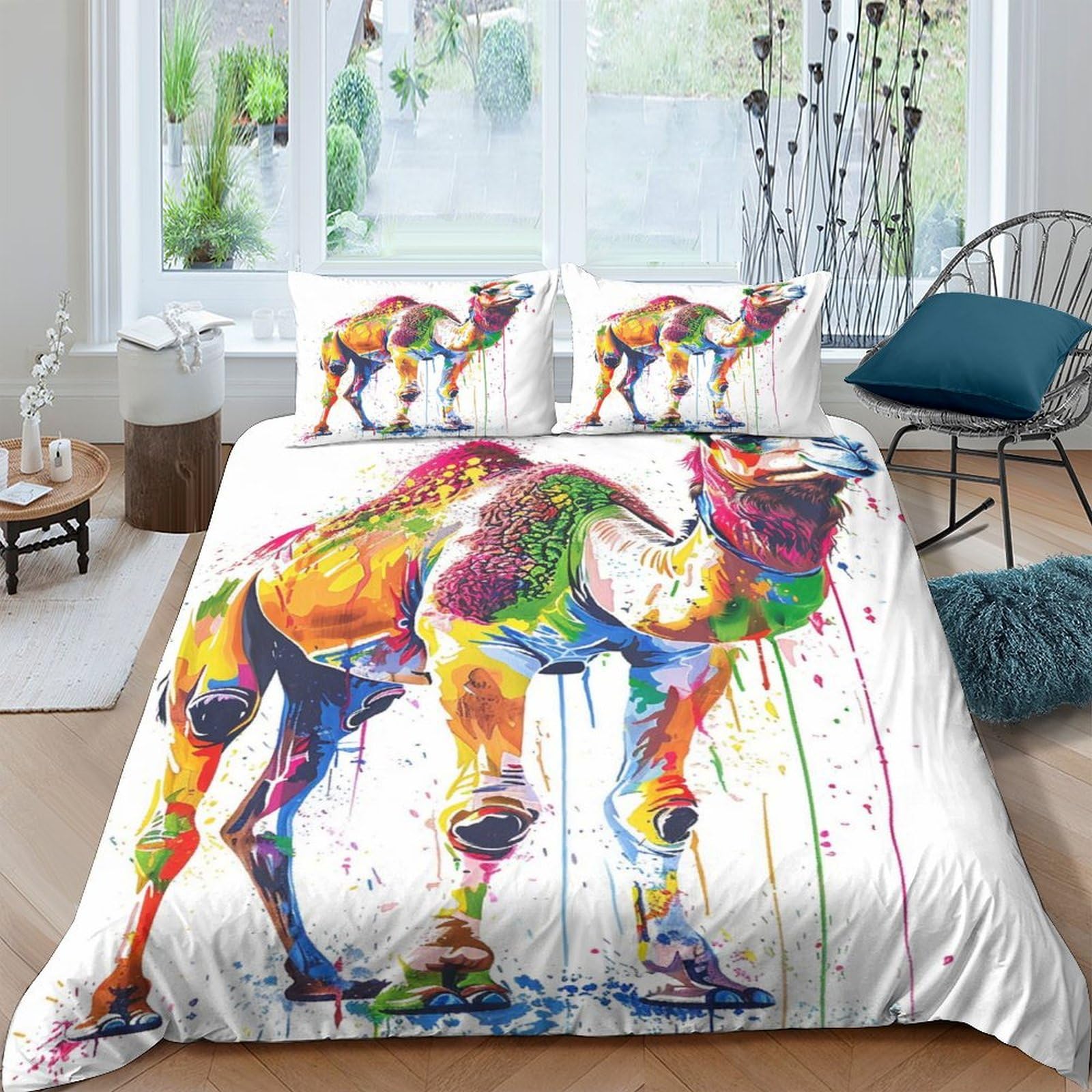 Housse de couette 3D animaux sauvages pour transformer la chambre des enfants et des ados