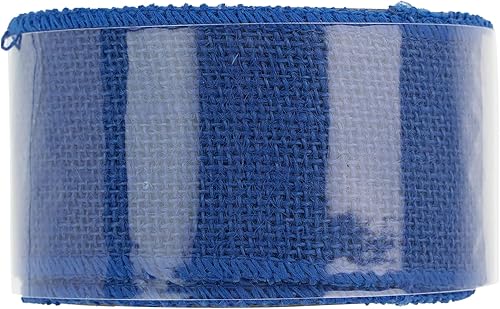 Miniatura 9 de MEEDEE Cinta de arpillera de yute azul real, 2.5 pulgadas, 10 yardas, coronas y lazos patrióticos, decoración de fiesta del 4 de julio