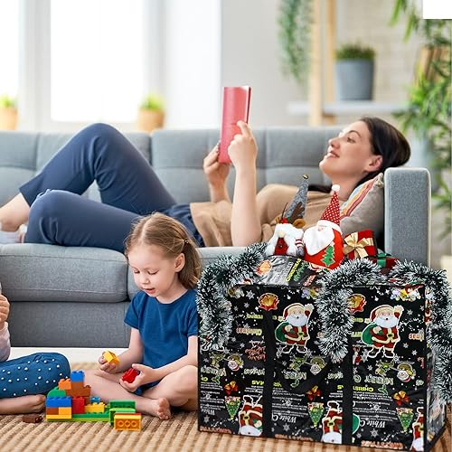 Miniatura 7 de 2 bolsas de almacenamiento extra grandes para árbol de Navidad de 27 x 20 pulgadas, bolsas de almacenamiento de árbol de Navidad de gran tamaño,