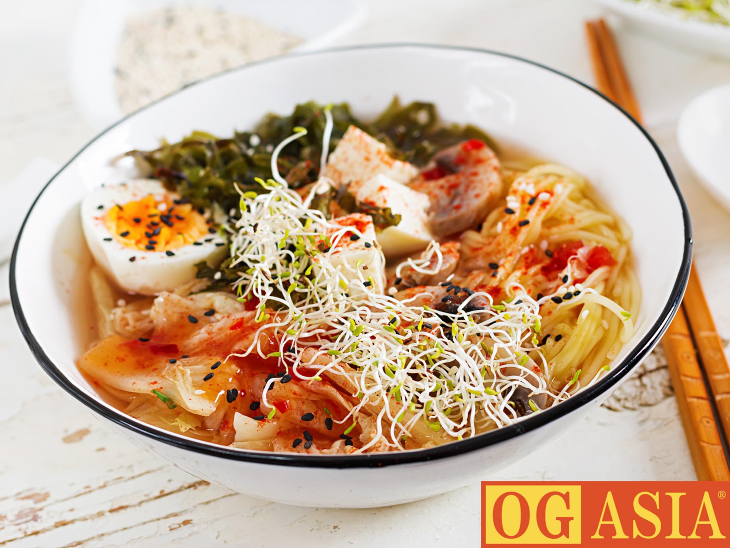 OYAKATA Miso Ramen 89 g Confezione da 5 spaghetti istantanei giapponesi – Gusto autentico – OG ASIA