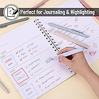 Vista 5 de Mr. Pen Aesthetic Gel Pens & Highlighters No Bleed, 10 Pack - Morandi Color Bible Pens, Black Ink