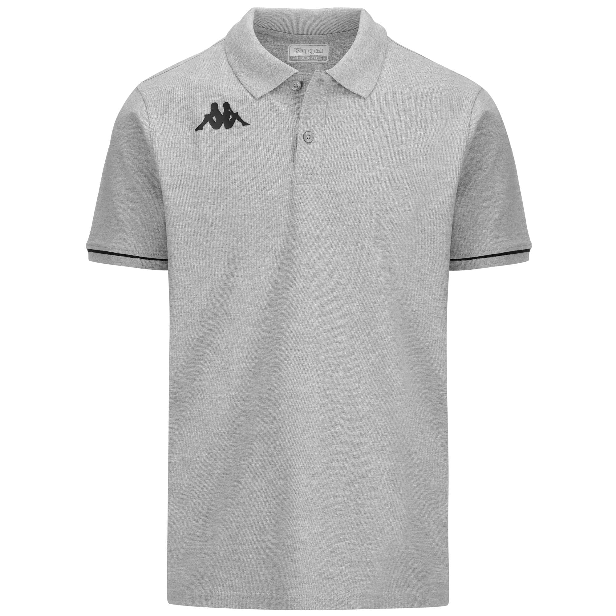 Kappa Barli Men's Polo Shirt Gray/Black