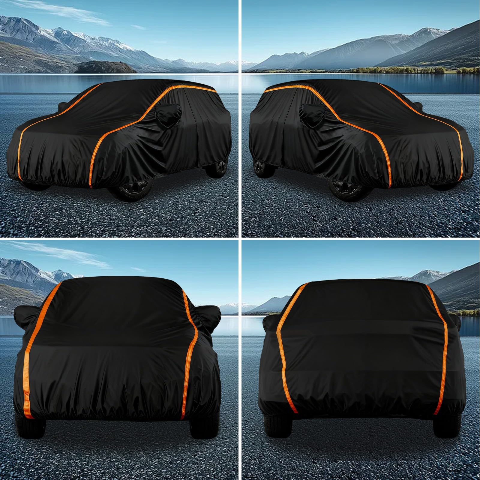 Auto Abdeckplane Vollgarage für VW Golf 1 Cabrio 1979-1994, Autoabdeckung für Ihr Auto vor Regen, Schnee, Staub & UV | Wasserdicht & Stabil für Winter & Sommer
