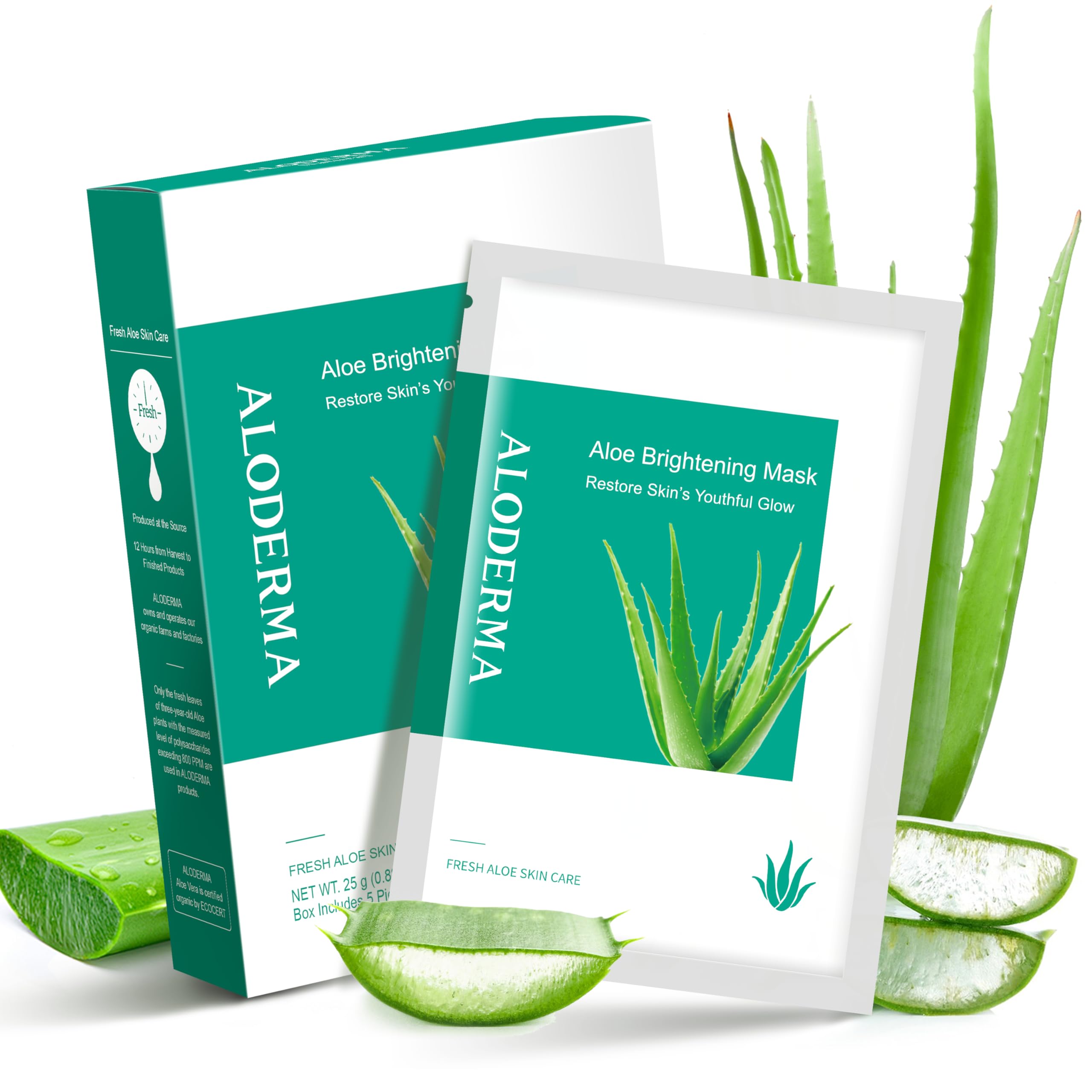 Aloderma Brightening Sheet Masks