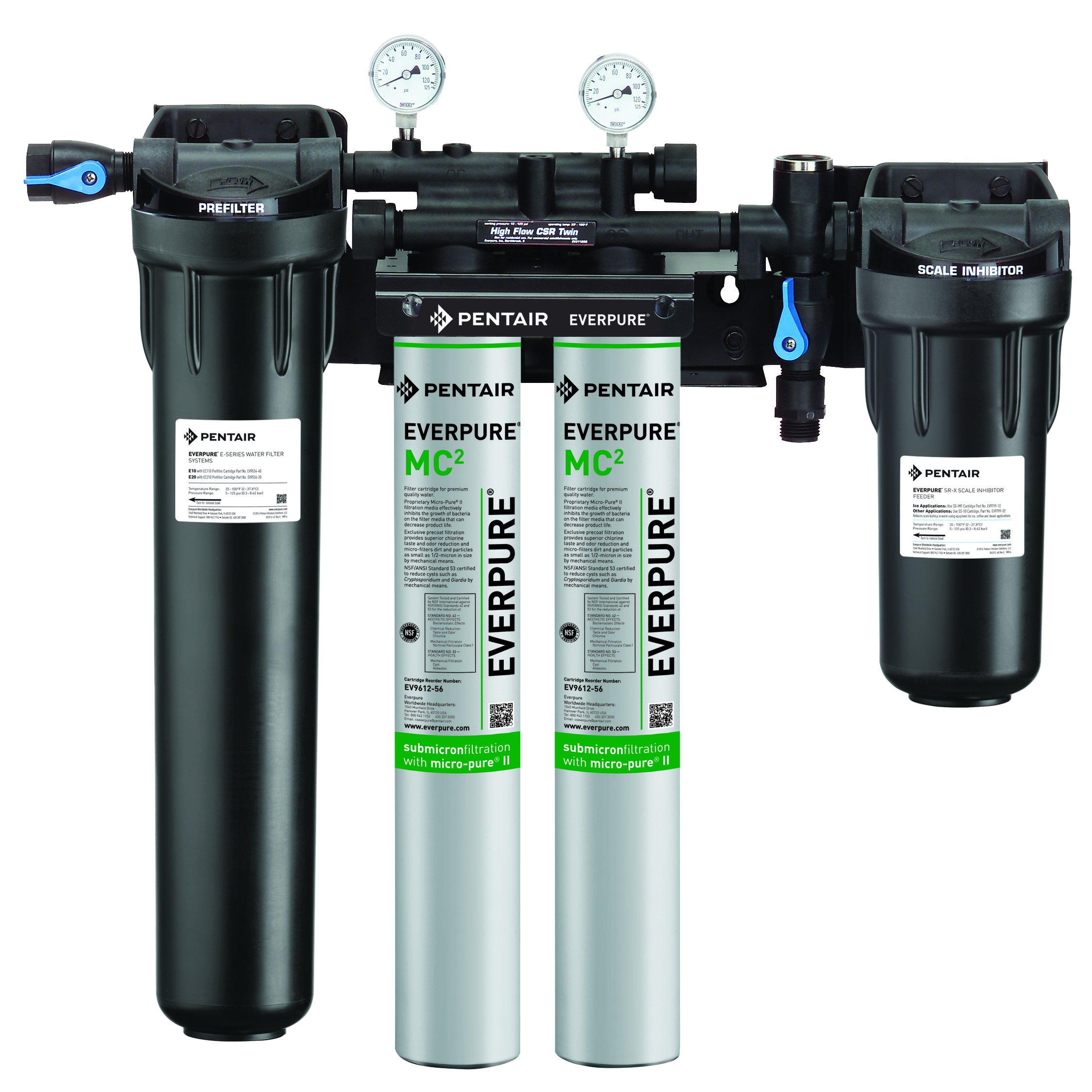 Amazon.com: Everpure EV933042 High Flow CSR Twin-MC2 System