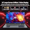 Laptop 2026, computadora portátil de 16" con procesador Core i5-8210Y (hasta 3.6GHz) 16GB RAM 512GB SSD, gráficos UHD, FHD 1920*1200, WiFi 5, BT 5.0, apertura de 180°, Win 11 Pro, teclado retroiluminado 3