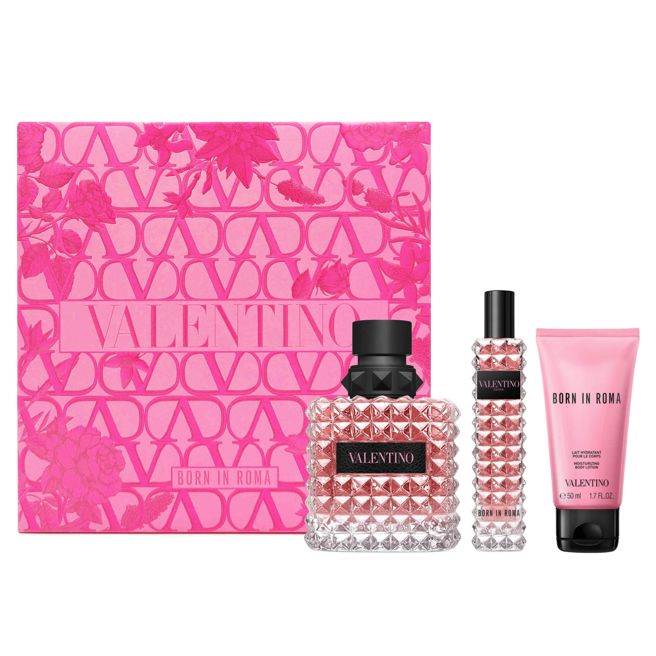 Amazon.com : Valentino Born in Roma Donna Gift Set (Parfum 3.4 Fl