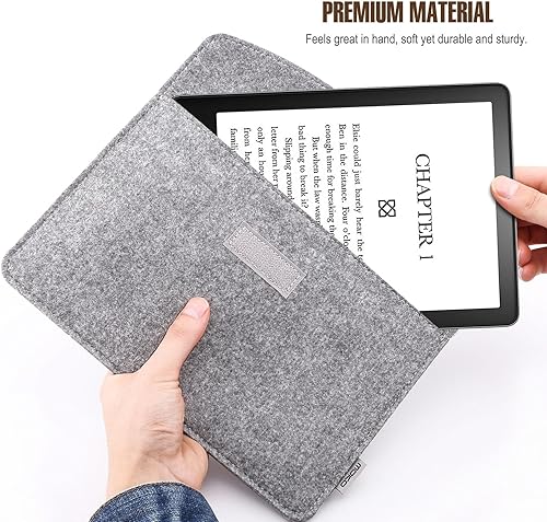 Miniatura 5 de MoKo Funda para Kindle E-Reader de 6 a 7 pulgadas, funda protectora de fieltro para Kindle Paperwhite (11. generación) 2021 de 6.8 pulgadas, Kindle