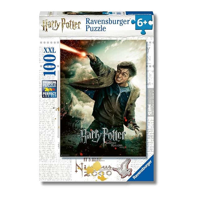 Ravensburger - Harry Potter, Puzzle niños 6 años, 100 Piezas, Formato XXL