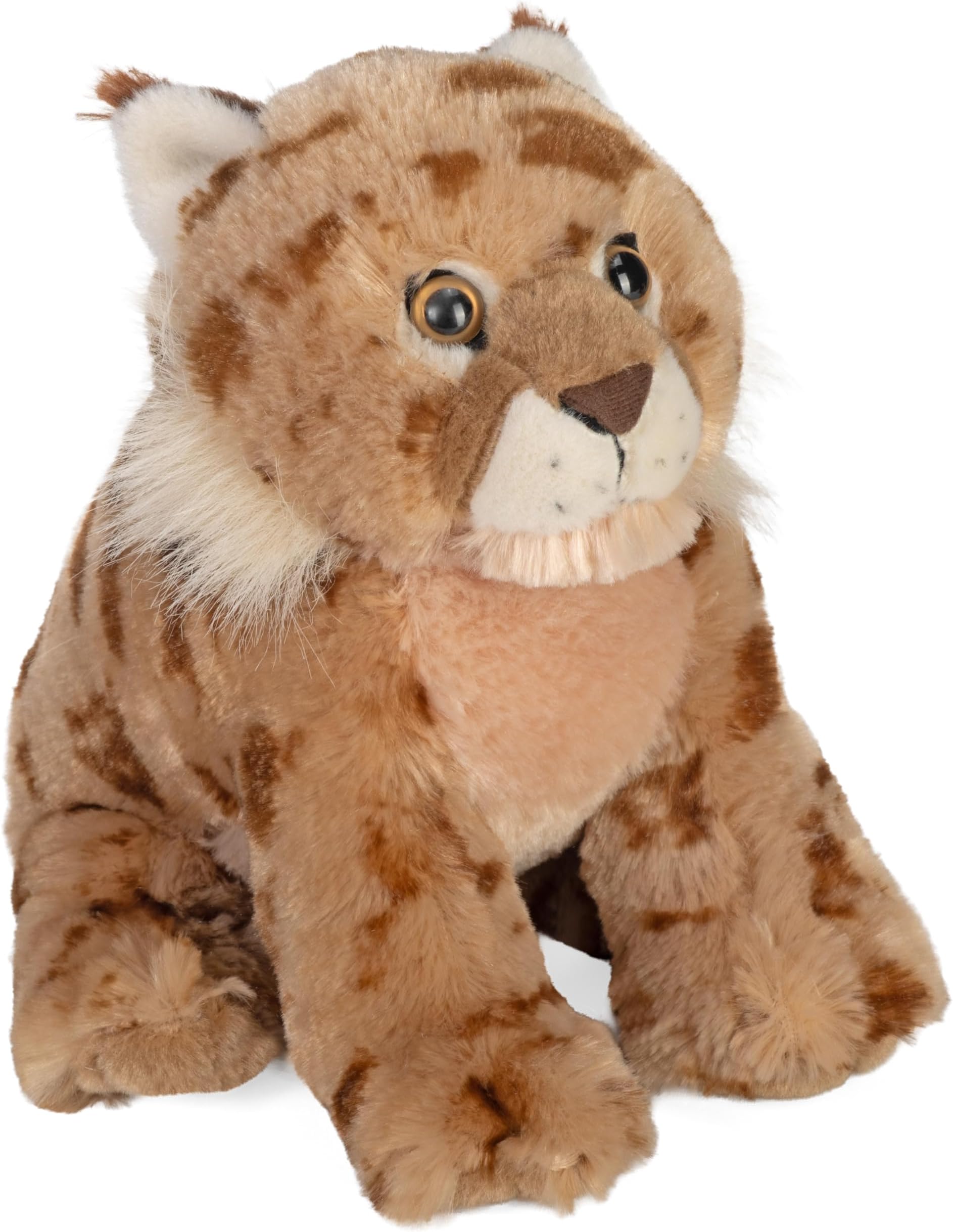 Wild Republic Lynx Plush, Stuffed Animal, Plush Toy, Gifts for Kids, Cuddlekins 12 Inches