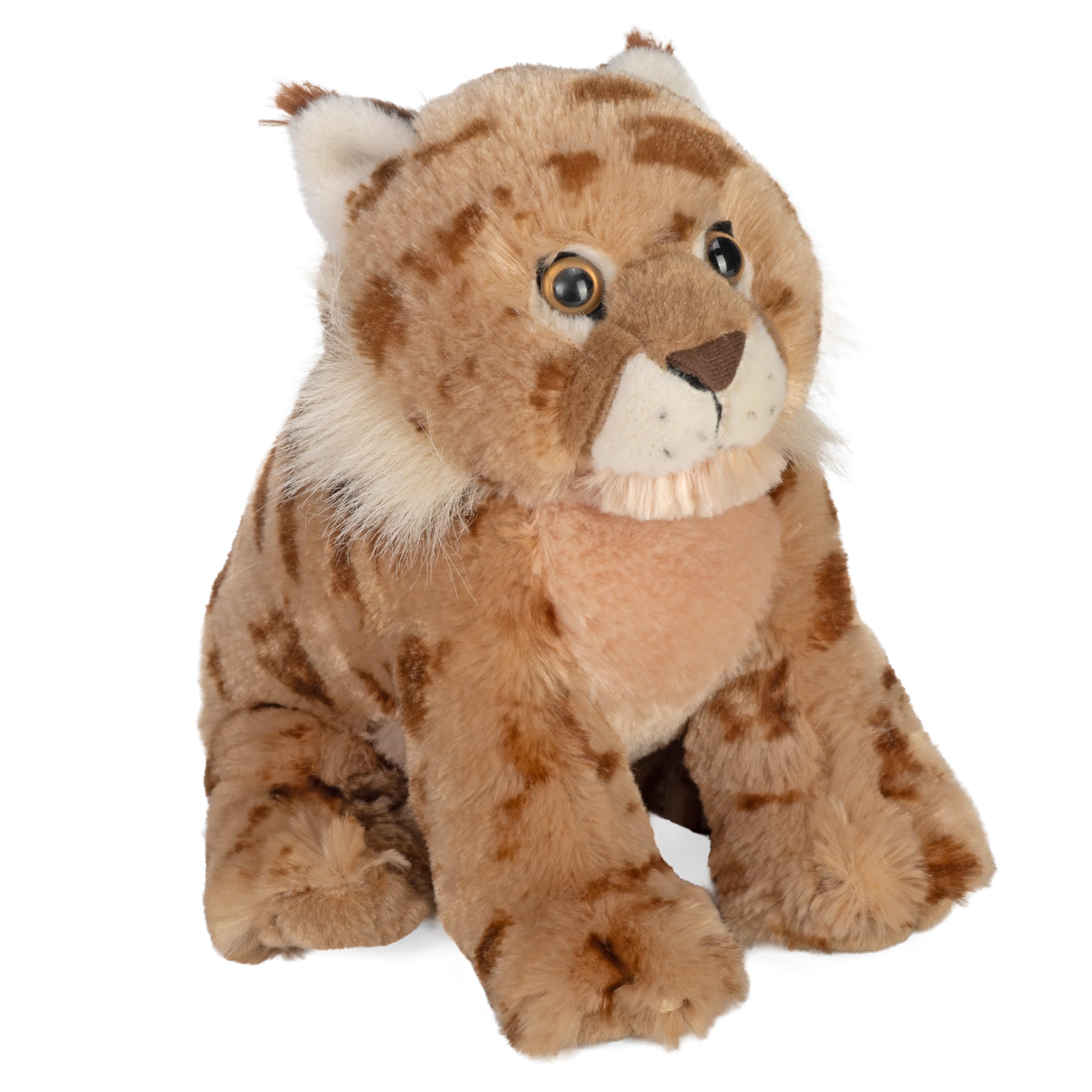 Wild Republic Lynx Plush, Stuffed Animal, Plush Toy, Gifts for Kids, Cuddlekins 12 Inches