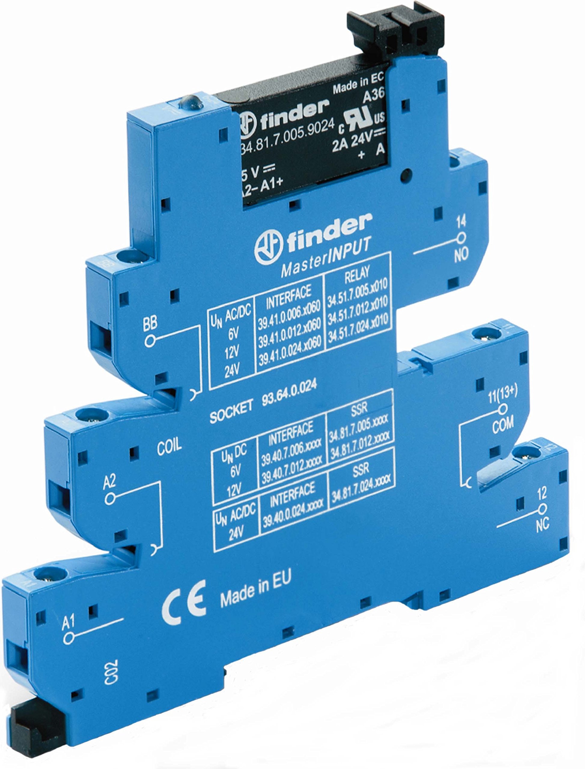 Interface masterinput Finder 39 que elimina fallos de conmutacion en 6v DC 2